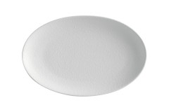 Тарелка овальная малая Икра (белая) без инд.упаковки