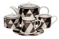 Сервиз чайный 17 предметов на 6 персон 