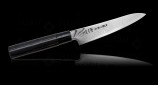 Нож Кухонный Универсальный TOJIRO Shippu (FD-592), длина лезвия 130 мм, сталь VG-10, 63 слоя, рукоять дерево, #9000