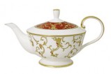 Чайник (белый) с крыш.(красн) Анатолия красный